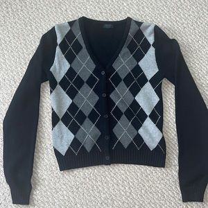 John Galt Argyle Cardigan - OS - Like New ⭐️
